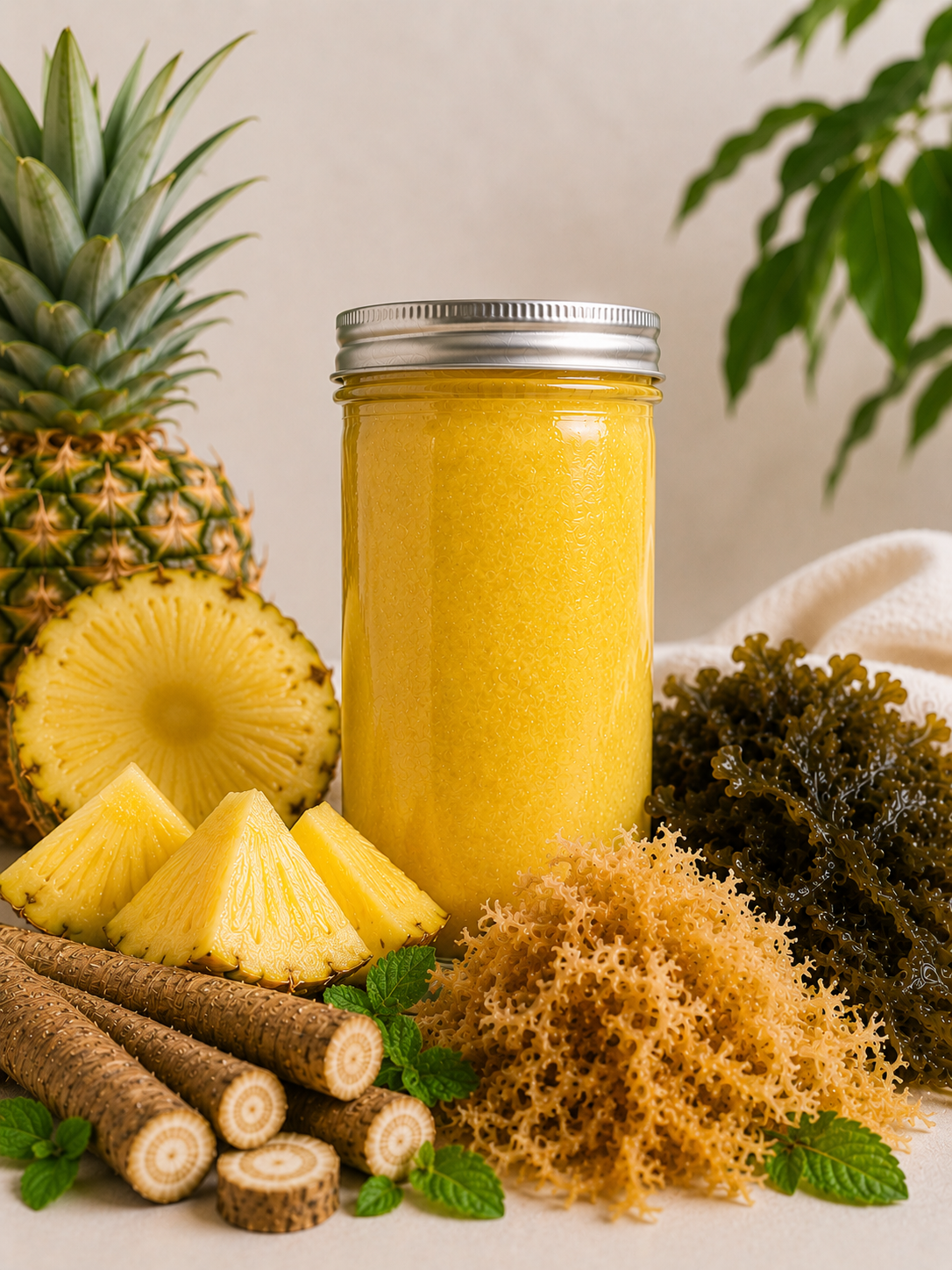 Golden Pineapple Sea Moss